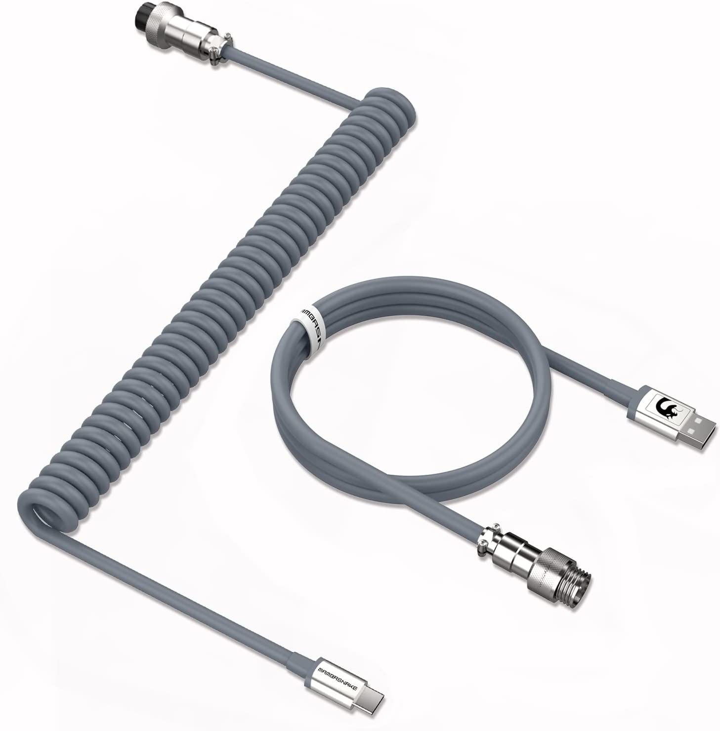 Gray Type C Cable, Charging Cable, Data Transfer Cable For Mobile