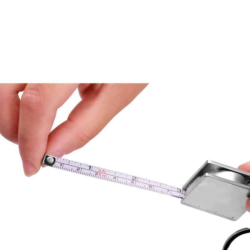 Metal Tape Measure, Square Steel Tape Measure, Keychain, Creative Tape Measure With Logo, Zinc Alloy Die-casting Parts, Hardware Processing — foto 4