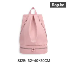 Women's Wet And Dry Separation Waterproof Storage Swimming Bag - Pink - View 1