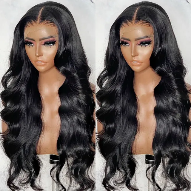 Former Lace Wig Woman With Long Black Curly Hair 24 In - Shop at LoveMi