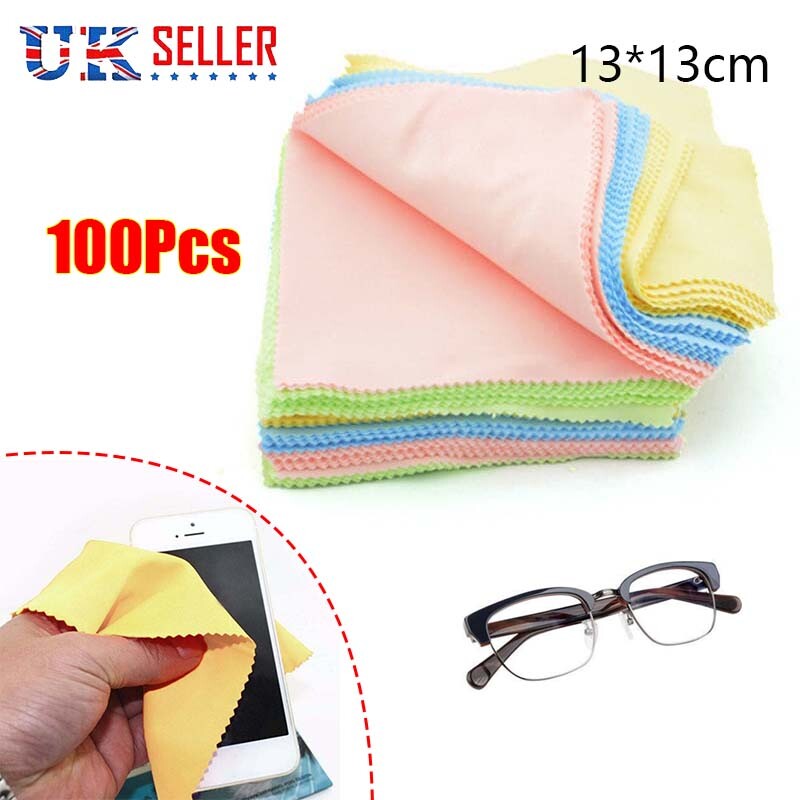 Microfibre Cleaning Cloths For Glasses Lens Camera Phone Screen Tablet UK — image 3