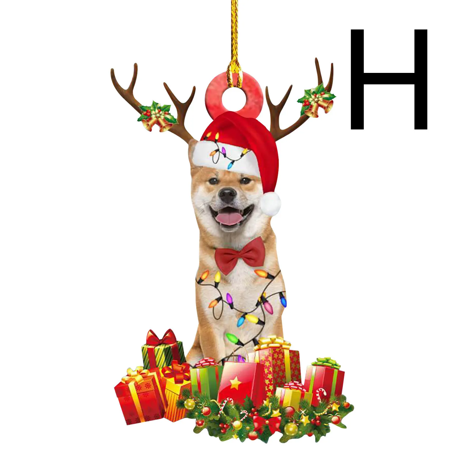 Christmas Wooden Pendant Decorations – image 9