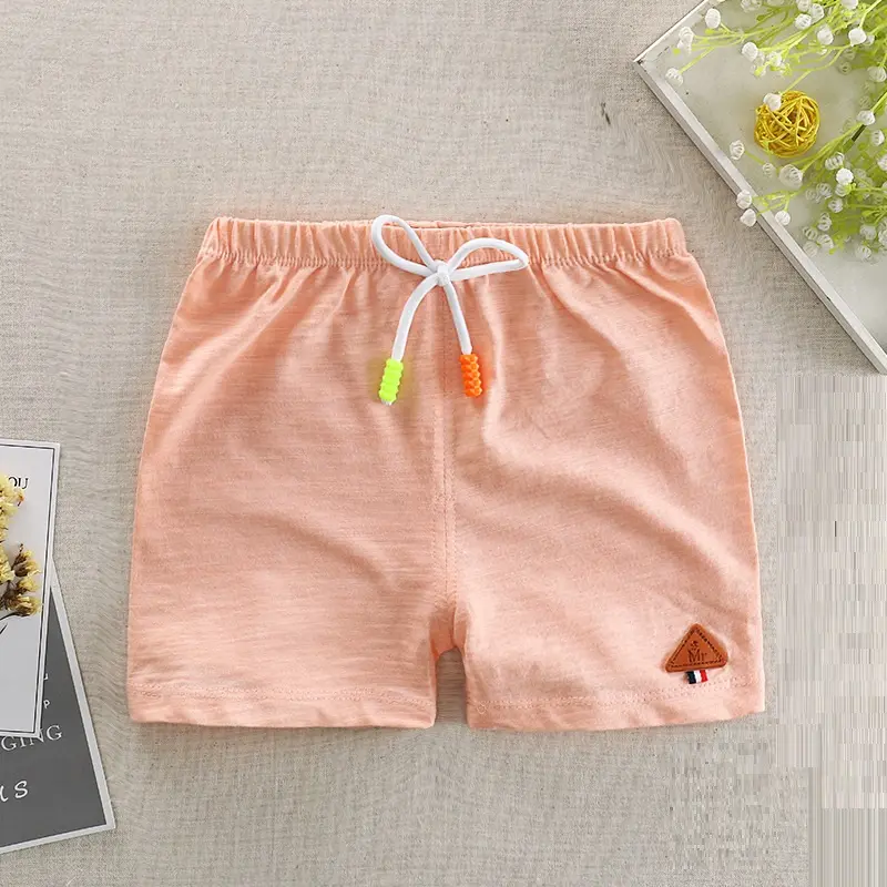 Season New Children's Slub Cotton Casual Shorts