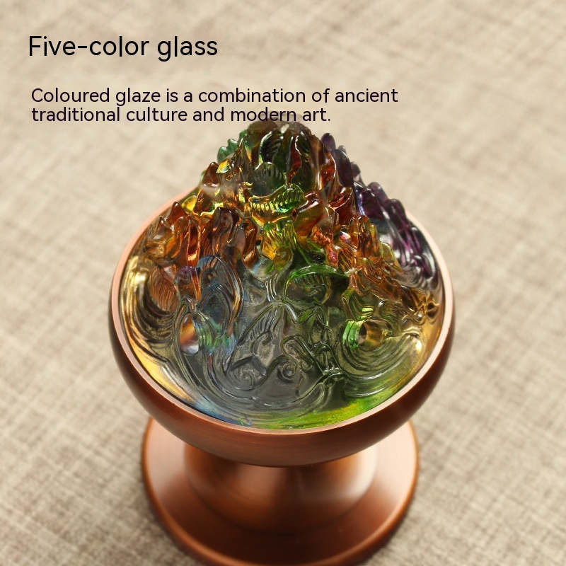 Title 5, Home Indoor Antique Magic Colored Glaze Copper ...