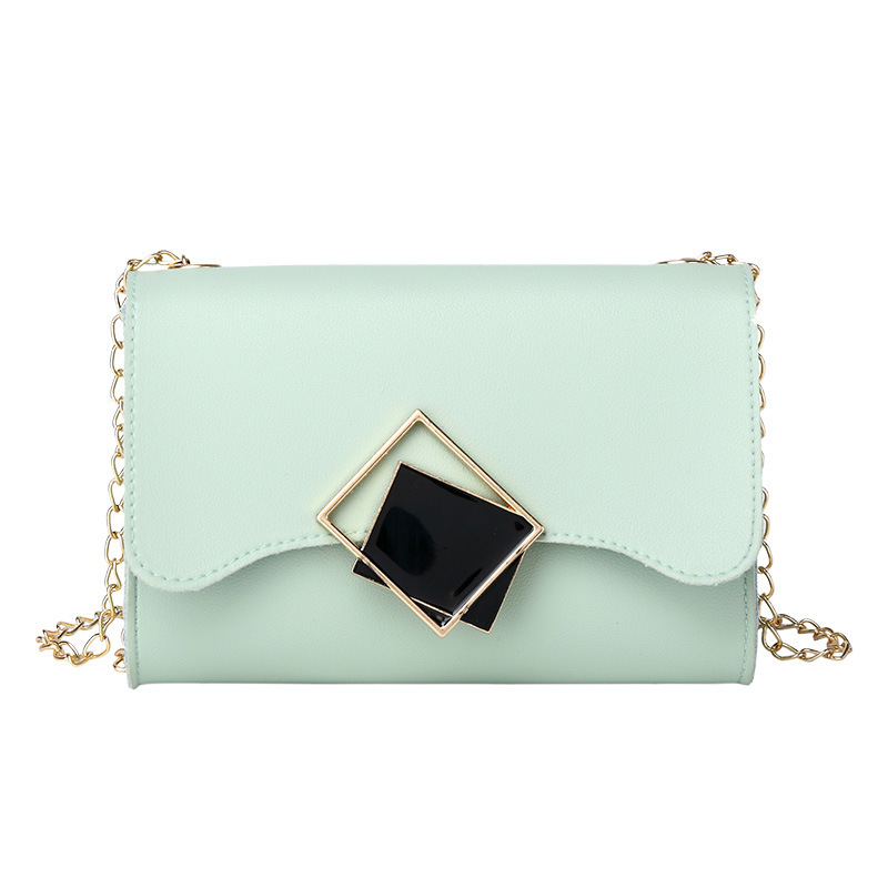 Title 2, Square Buckle One-shoulder Chain Small Square Bag