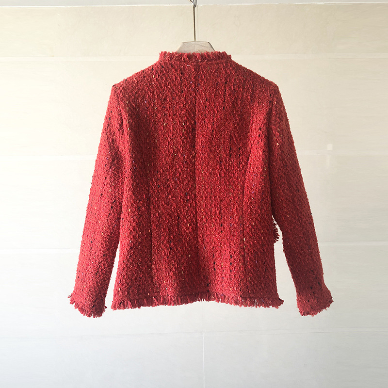 Fringed Fringe Temperament Pocket Slim Top Women Trendy