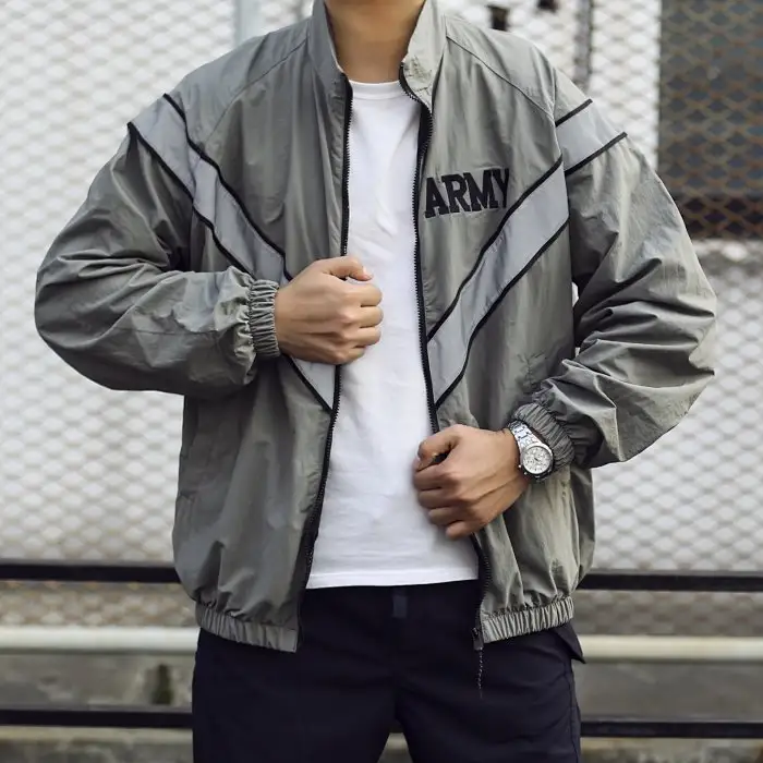 Men's Reflective Hooded Quick-drying Jacket