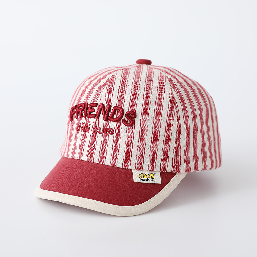 Striped Multi-color Three-dimensional Multi-letter Embroidered Adjustable Trendy And Popular Beanie Cap, Suitable For Daily Shopping And Sports Activities.