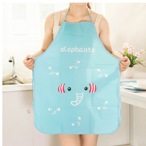 Title 1, Kitchen Apron Female Waterproof Antifouling PVC...