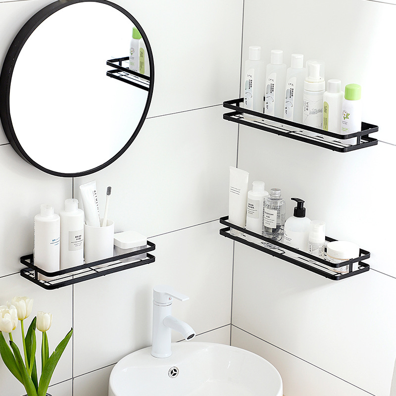 Kitchen Shelf Organizer Wall Mounted Spice Storage Racks Utensil Hange