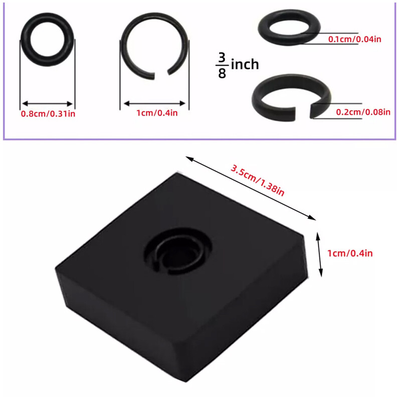 6x Anvil Retaining Ring Clip With O-Ring For Milwaukee Type 38 Impact Wrench — image 3