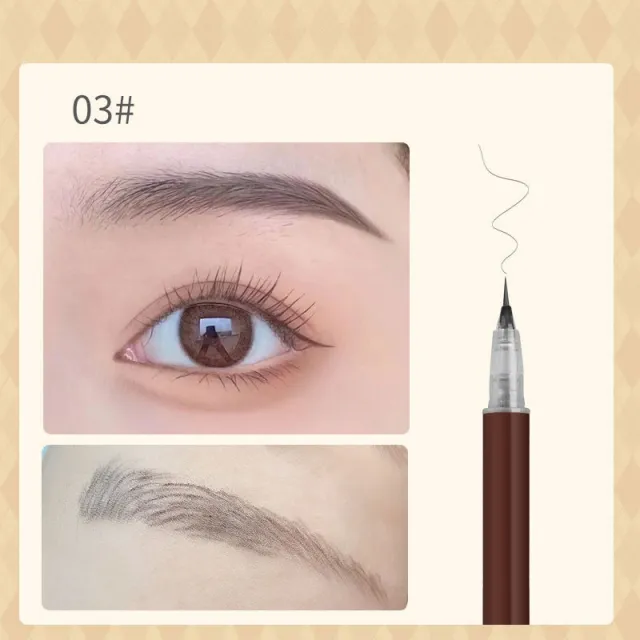 Very Fine Liquid Eyebrow Pencil Which Is Not Easy To Make Up Grey - Shop at LoveMi