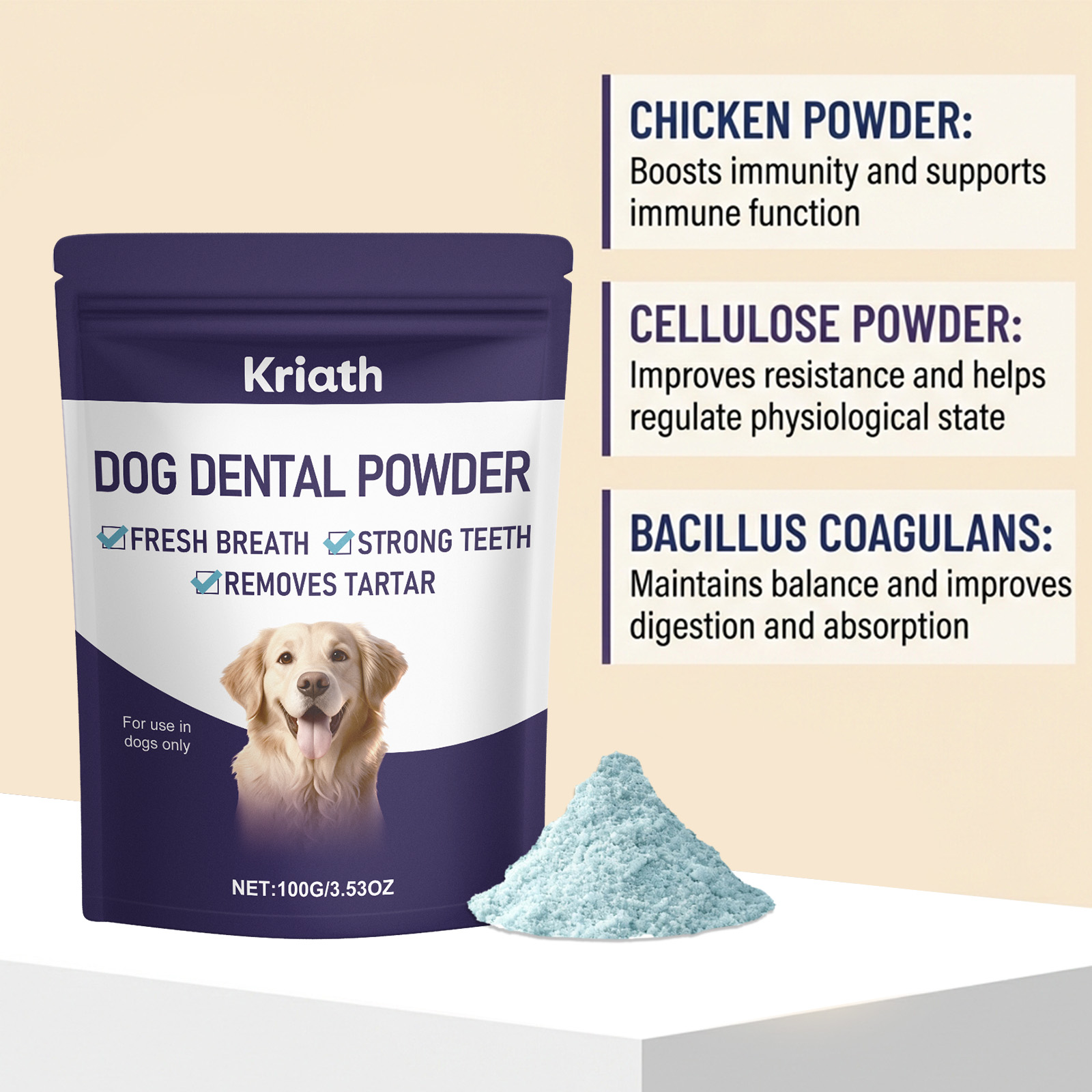 Dog Specific Breath Freshener Powder 3