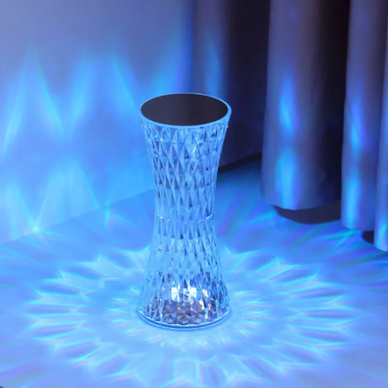 Led Crystal Rechargeable Bedroom Atmosphere Table Lamp – image 6