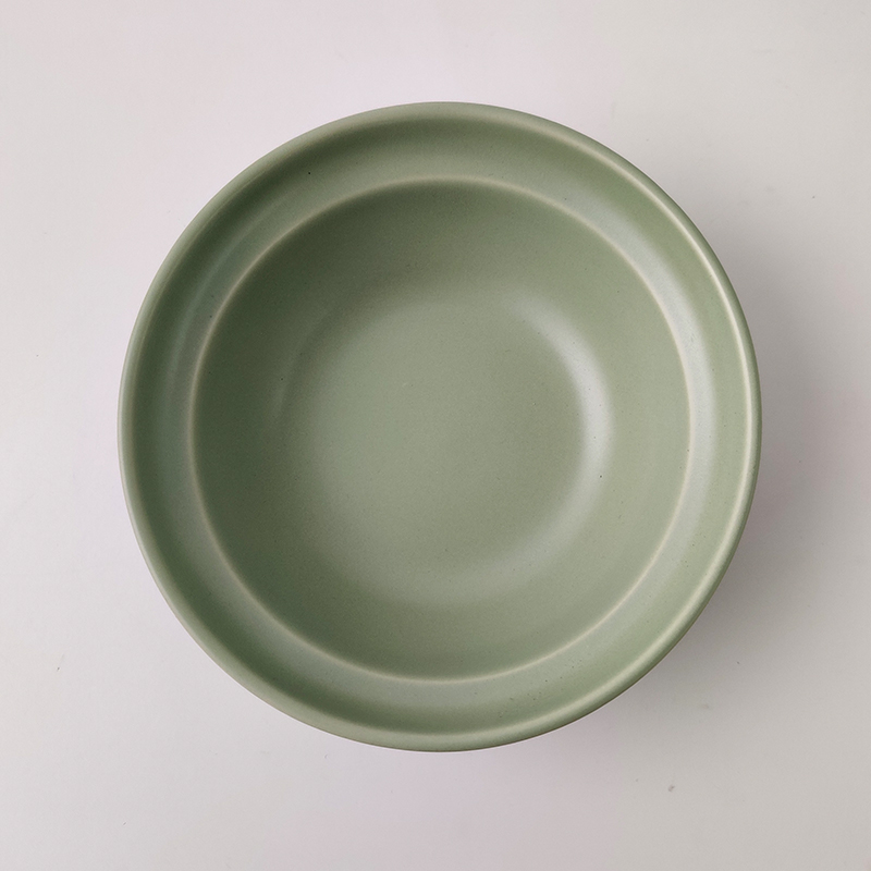 6inch round green bowl