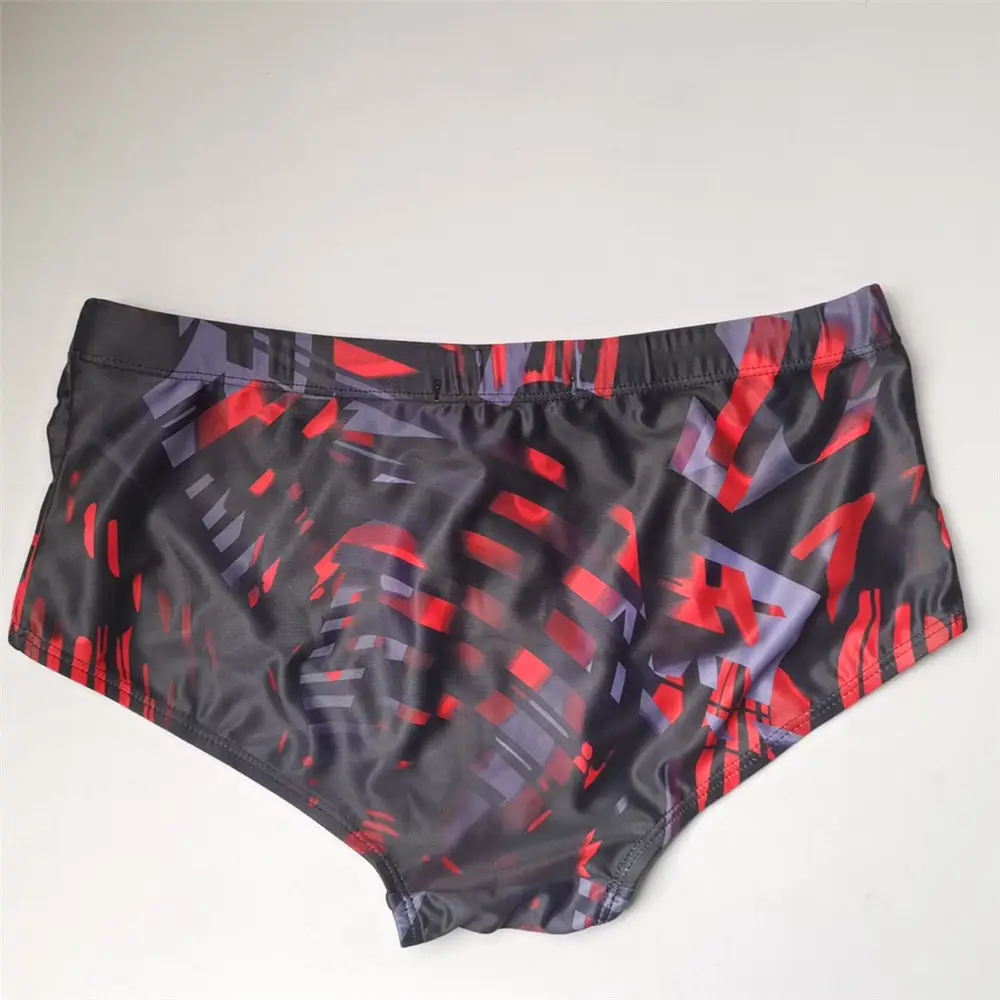 Men's New Abstract Beach Spa Shorts With Cups