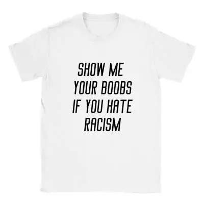 Women's Cotton Round Neck Short Sleeve Printing White - Shop at LoveMi