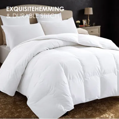 Polyester Brushed Single Quilt With Microfiber Filling, Down Alternative, OKO-100 Certified, CPC Children's Certified, Shipped Via Amazon Logistics