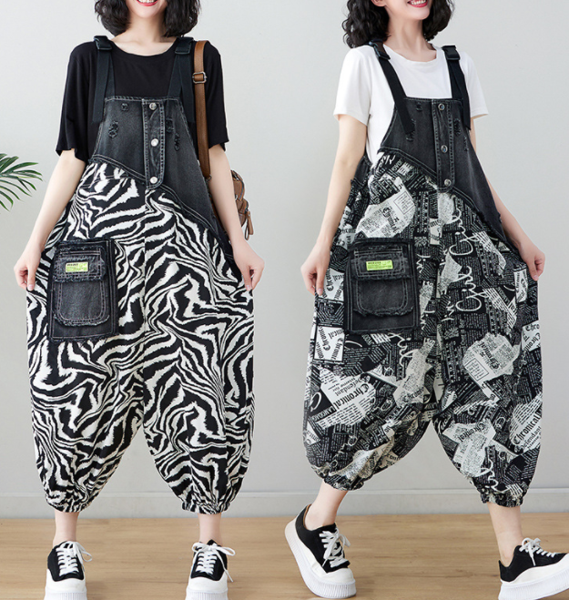 Title 3, Vintage Suspender Jumpsuit And Leggings