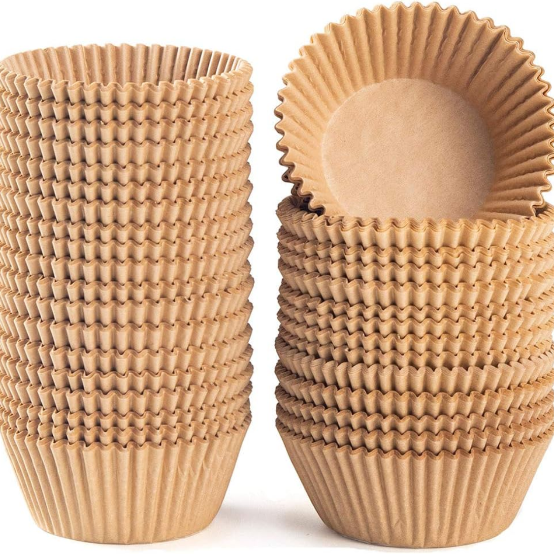Standard Natural Cupcake Liners 500 Count, No Smell, Grease-Proof Paper Muffin Liners, Food-grade Baking Cups For Cupcakes, Muffins, Nuts — foto 2