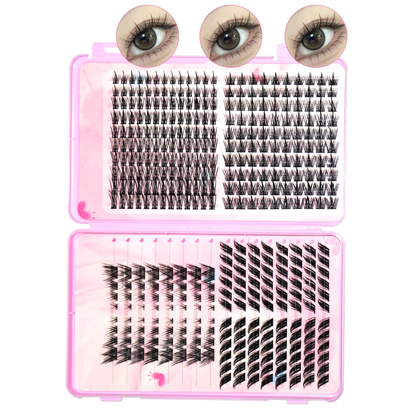 A Multi style Hybrid False Eyelash Extension Set, The False Eyelashes Are Easy To Wear And Apply, Creating The Perfect Eye Makeup False Eyelashes ... Style1 - Shop at LoveMi