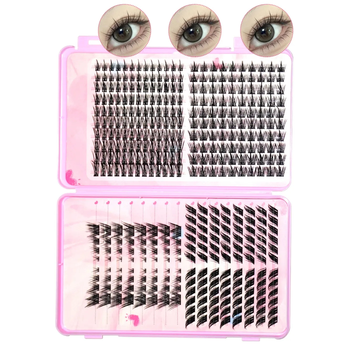 A Multi-style Hybrid False Eyelash Extension Set