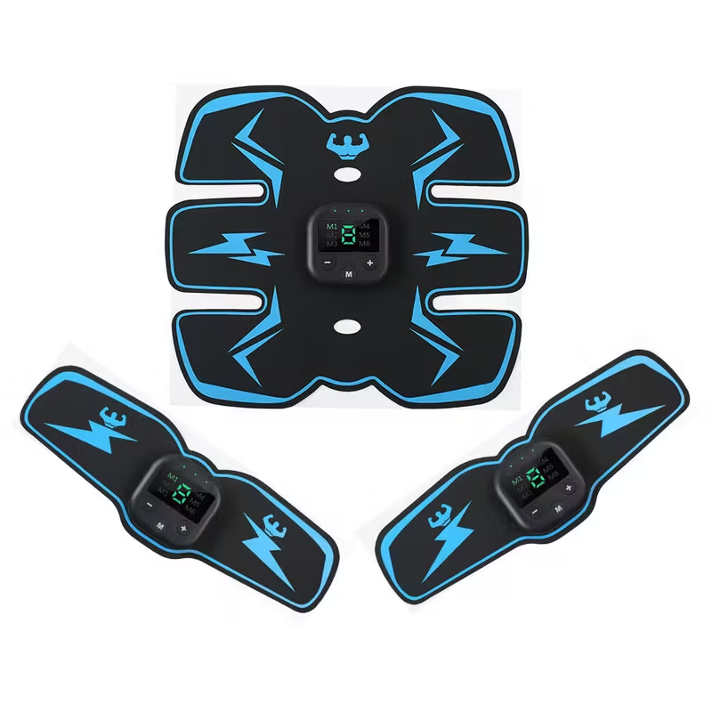 Rechargeable EMS Abdominal Muscle Toning Belt With ABS Stimulator For Fitness — image 4