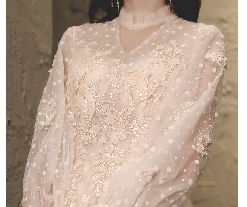 Long Sleeve Evening Dress, picture 3 of 6
