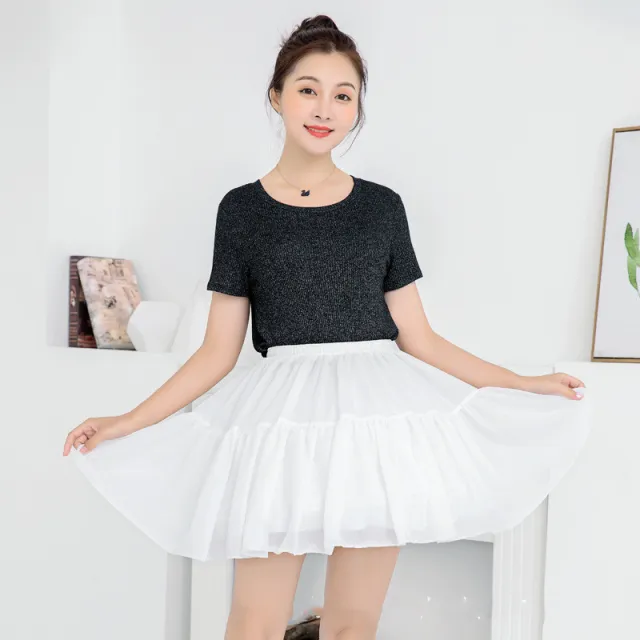 Cosplay Daily Fish Bone Skirt Lolita Lolita Adjustable Violence White - Shop at LoveMi