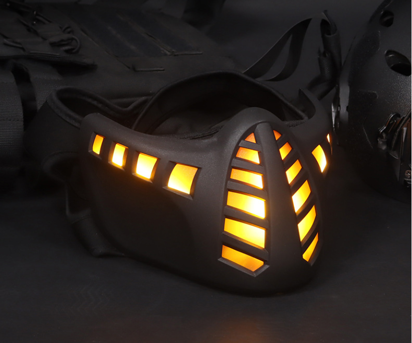Halloween Carnival LED Half Face Mask — foto 5
