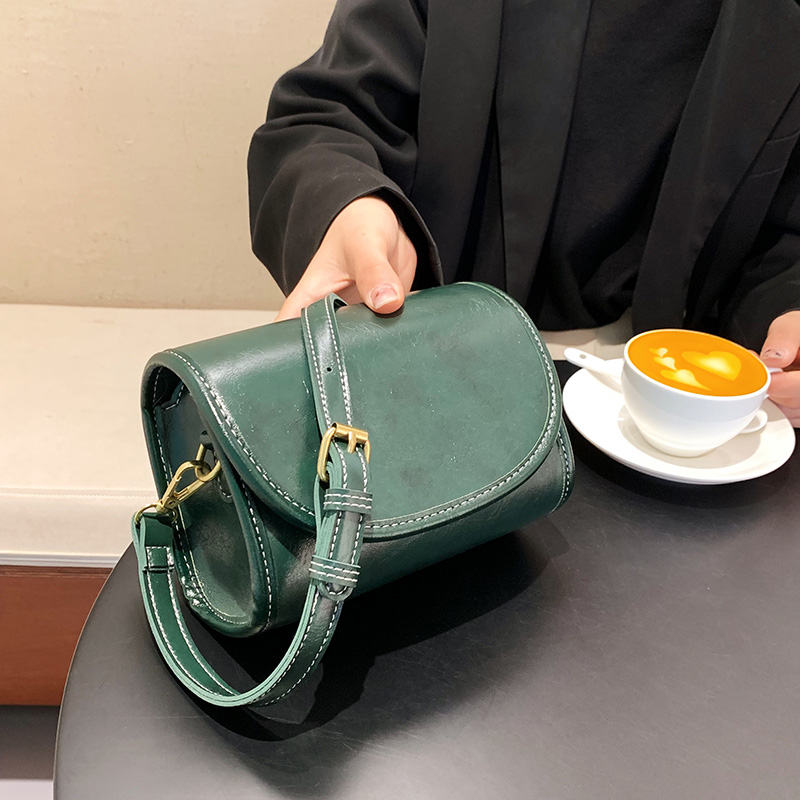Small Texture Portable Small Square Single Shoulder Crossbody Bag Female