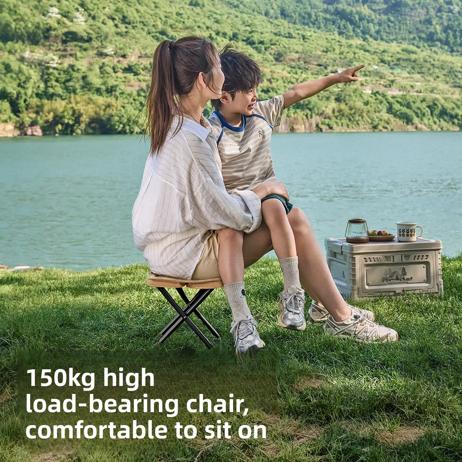 Ultra-light Folding Stool, Pencil Case, Camp Camping