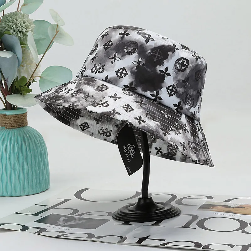 Fashion Letter Outdoor Sunshade Hat - Grey