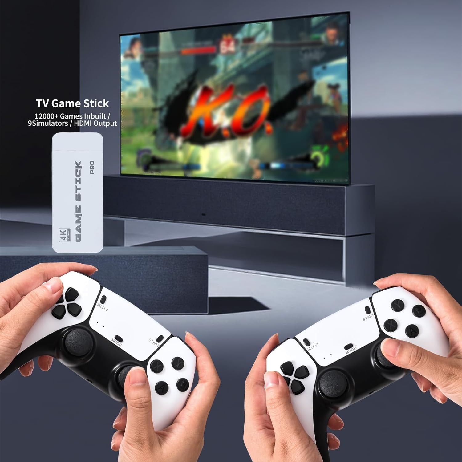 20000 Retro Video Game Console 4K HD TV Stick Ink.2 Wireless Controller — image 4