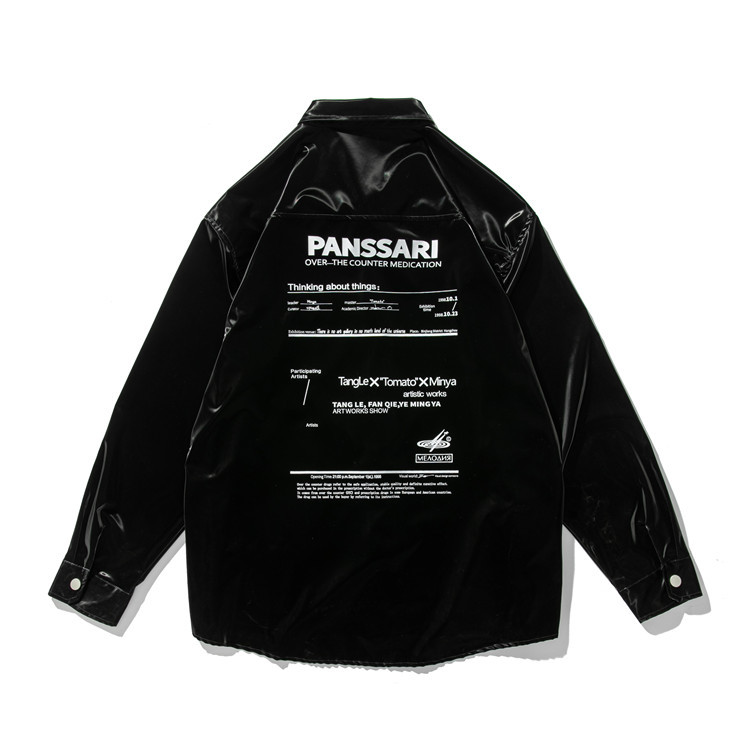 Trendy Brand Flap Pocket Loose Fashion Casual Shirt