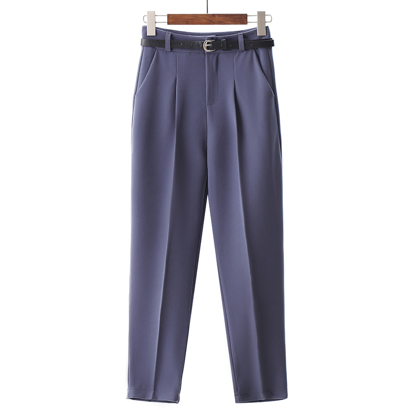 Title 6, Fashionable wild simple high waist pants pants ...