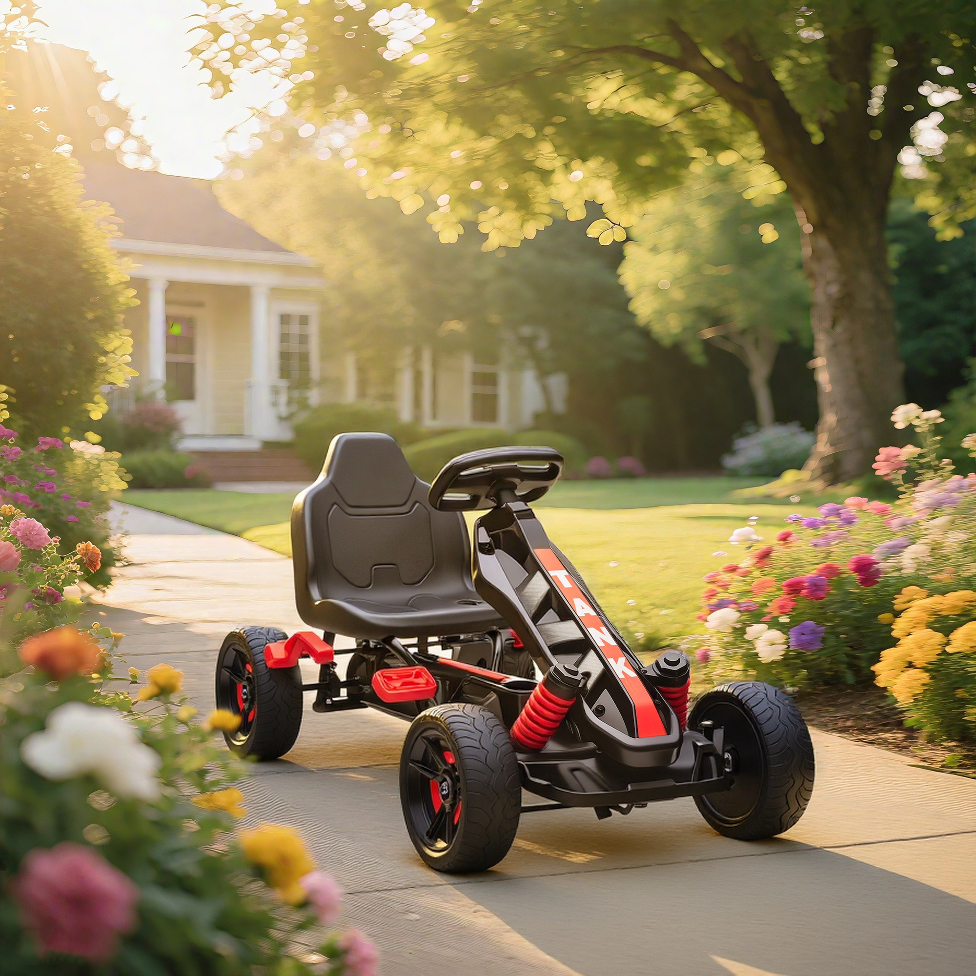 A Pedal Kart Suitable For Children Aged 3-6 Years Old, Equipped With A Free — image 7