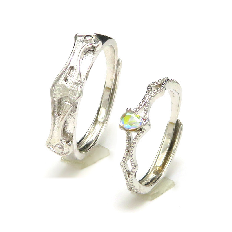 Couple Rings Simple Adjustable Men's And Women's