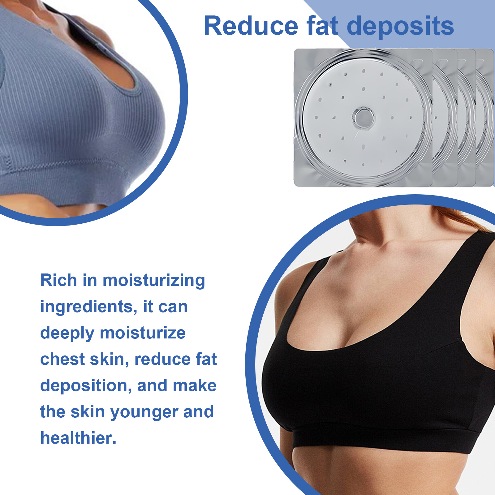 Breast Enhancement Patch, Firming Lifting Chest Mask For Sagging & Loose Skin, Natural Plant Extract Breast Plump Patches, 6 Pcs — foto 7