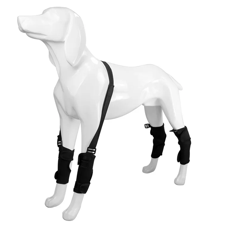 Pet Leg Support Protective Cover - Black
