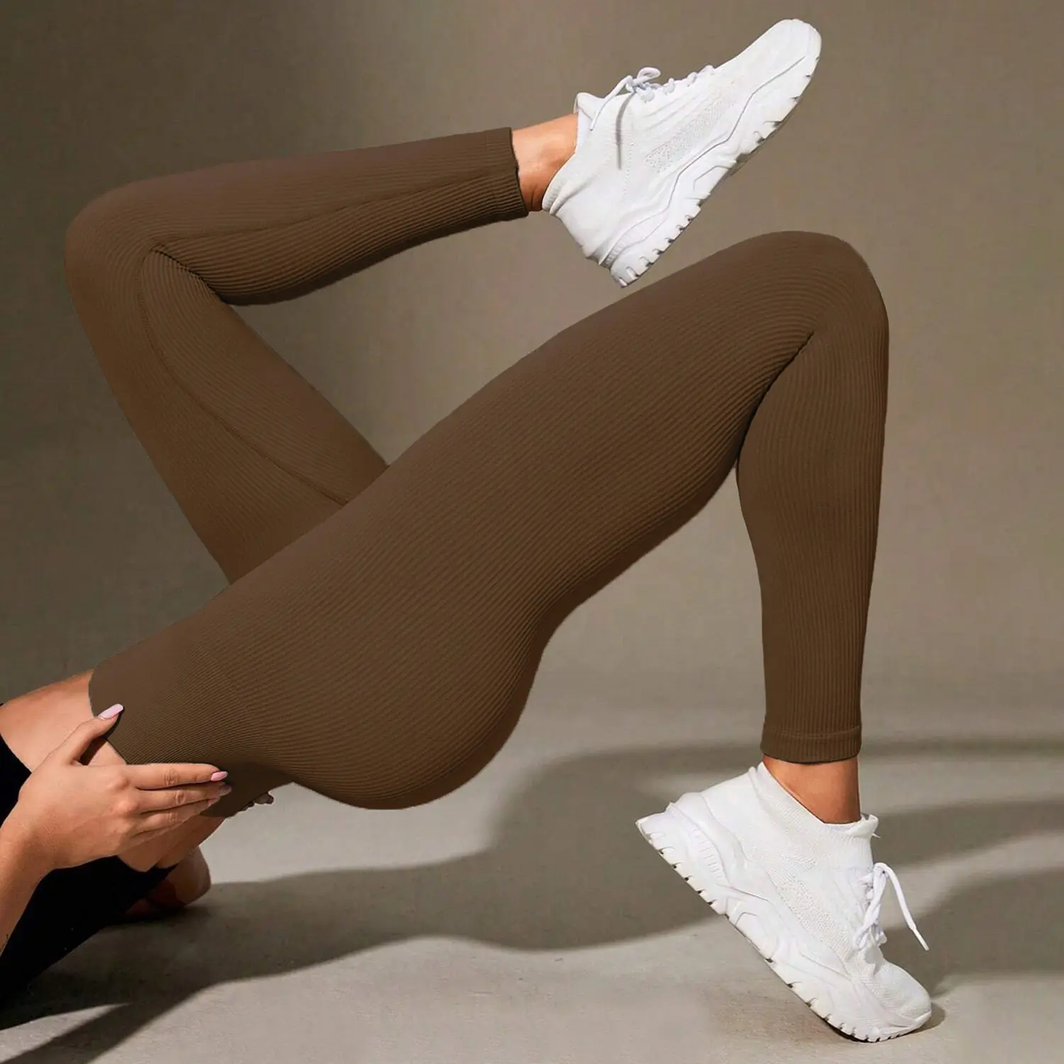 Ribbed Seamless Yoga Pants
