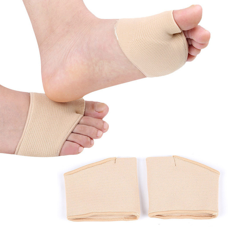 Forefoot Pad Toe Separator Protective Cover Hallux Valgus Separator Plus Silicone Super Soft Shock Absorption Massage Foot Protector