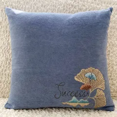 Bed Window Cushions And Pillowcases - Blue C - View 1