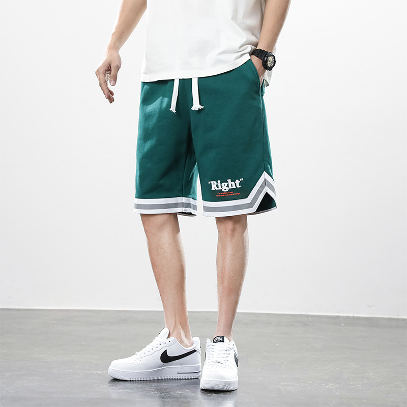 Men's Summer Loose Letter Print Casual Shorts - 15