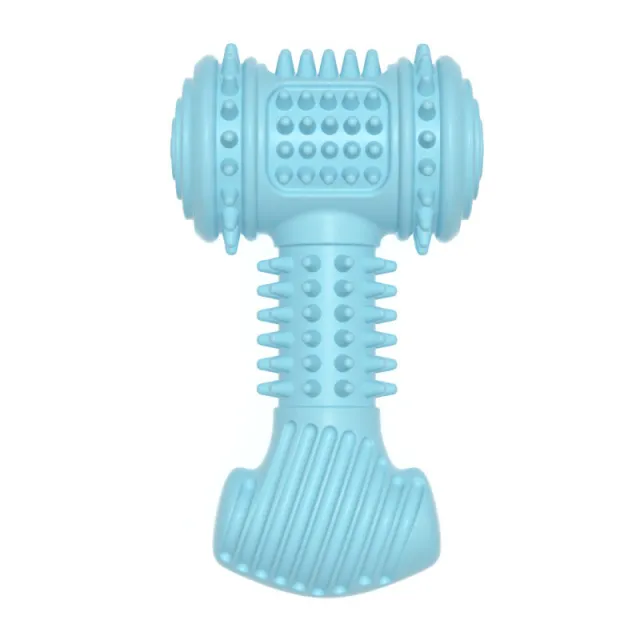 Dog Chew Toy Dogs Teeth Cleaning Toys Indestructible TPR Chewing Bite Resistant Teething Toys Pet Products Blue - Shop at LoveMi