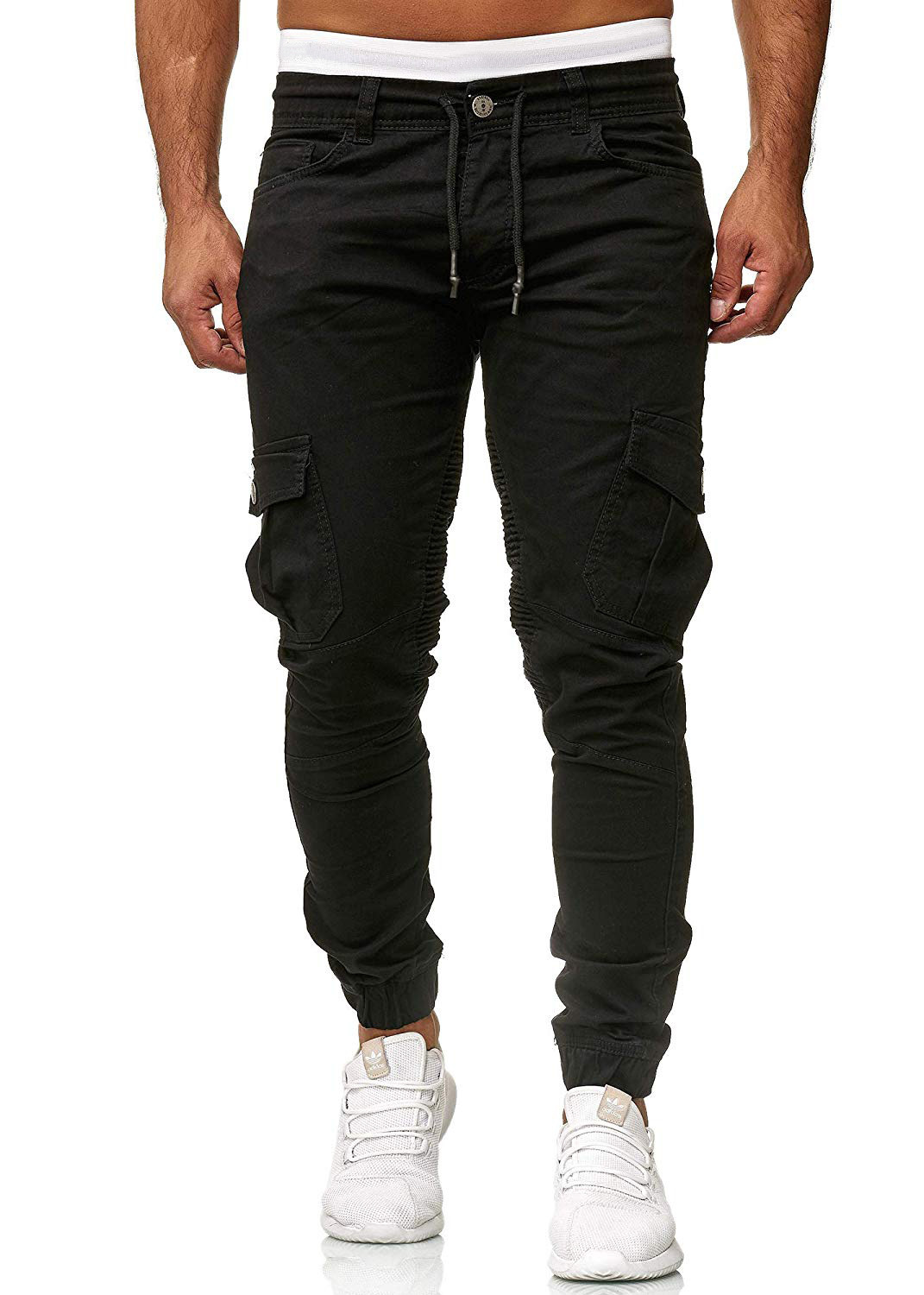 Title 10, Mens Versatile Casual Sweatpants with Woven Po...