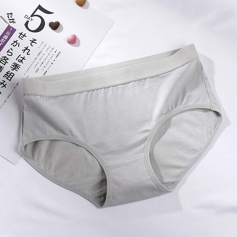 Title 9, Cotton Mid-waist Girls Cotton Underwear Simple ...