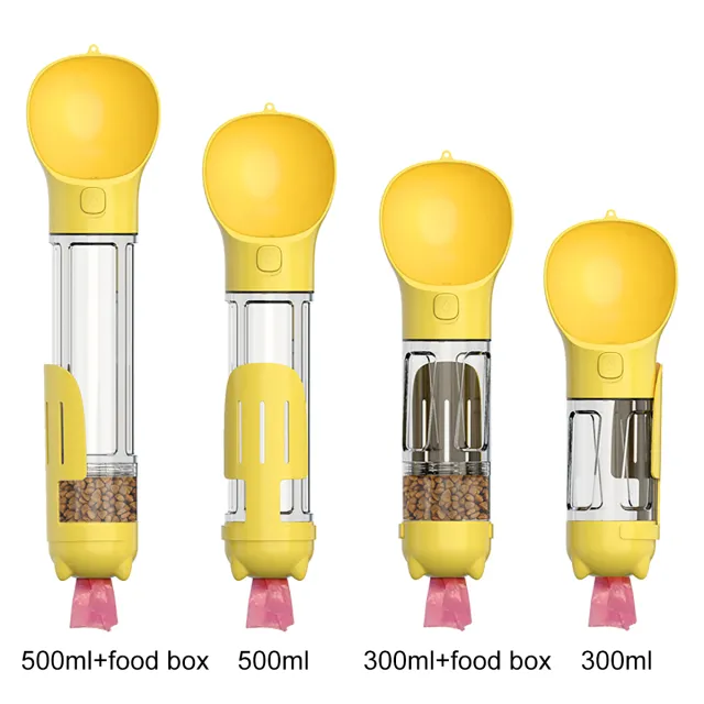 Pet Multi functional Water Bottle Yellow - Shop at LoveMi
