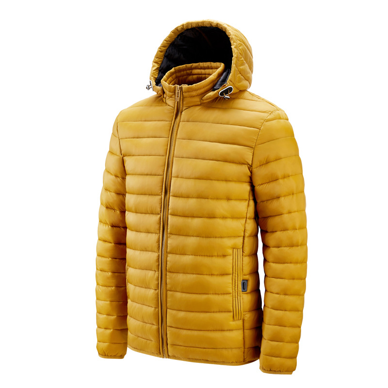 Hooded Cotton-padded Jacket Men's Zipper Cotton-padded Jacket Men's Jacket