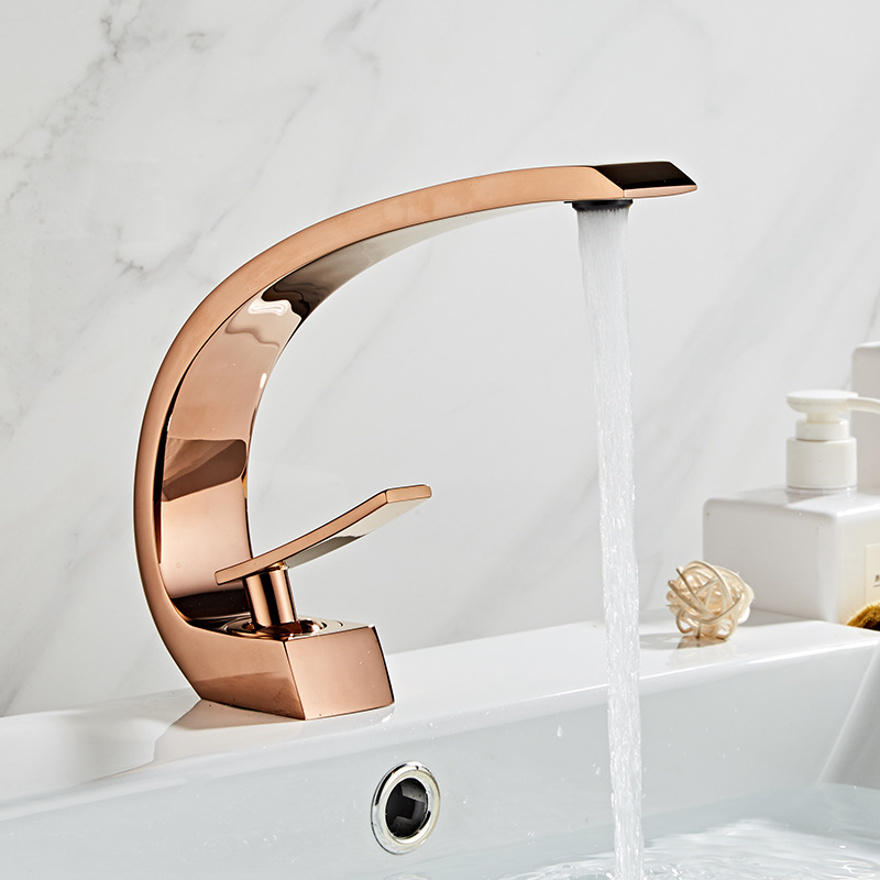 Title 2, Nordic Copper Hot And Cold Basin Faucet